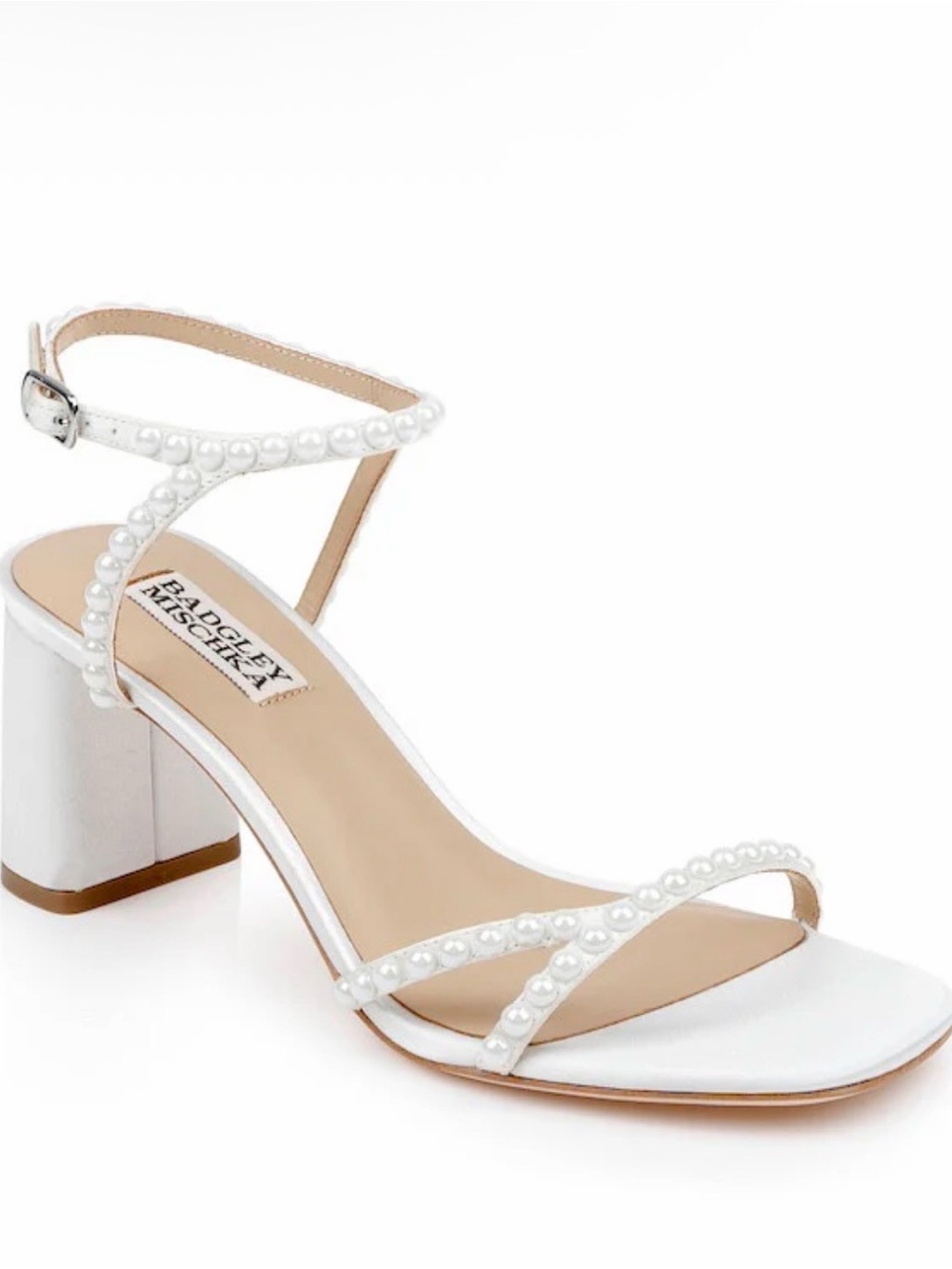 NIB Badgley Mischka Giabella Pearl Heels